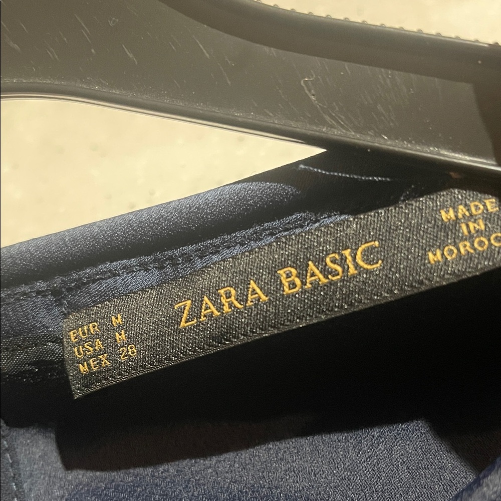 Zara Long Sleeve Dress - Navy